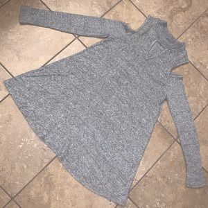 Cozy Shoulder Cut Out Top